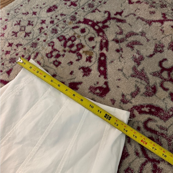 Anthropologie Maeve Blue & White Godet Maxi Skirt - size 4 - Picture 5 of 9